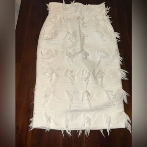 STELLA JEAN Jay Textured Twill Midi Skirt